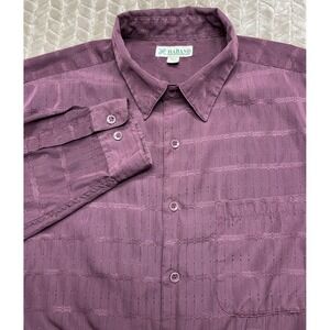 Haband Men's XL Long Sleeve Maroon Shirt